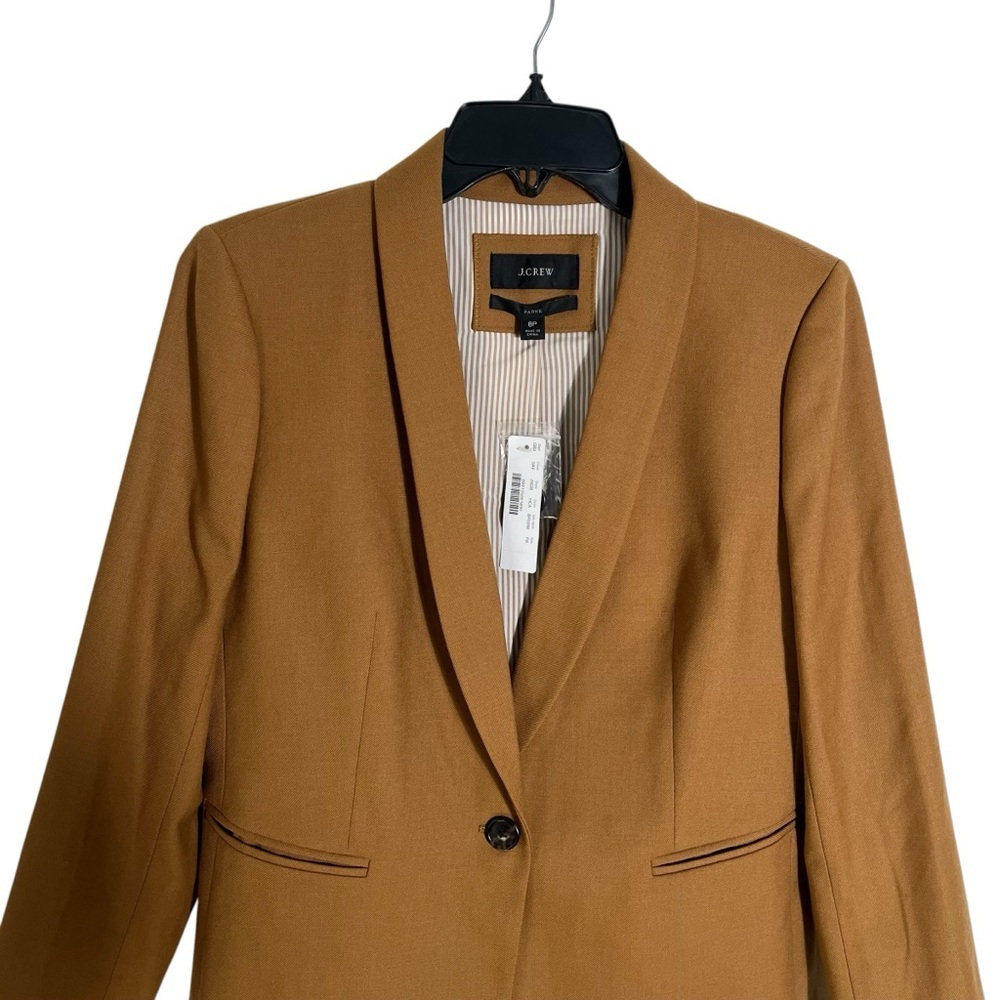 J. CREW Parke Camel Brown Wool Blazer J5628 - Picture 5 of 11